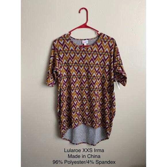Lularoe XXS Geometric Print Irma tunic - Picture 1 of 3